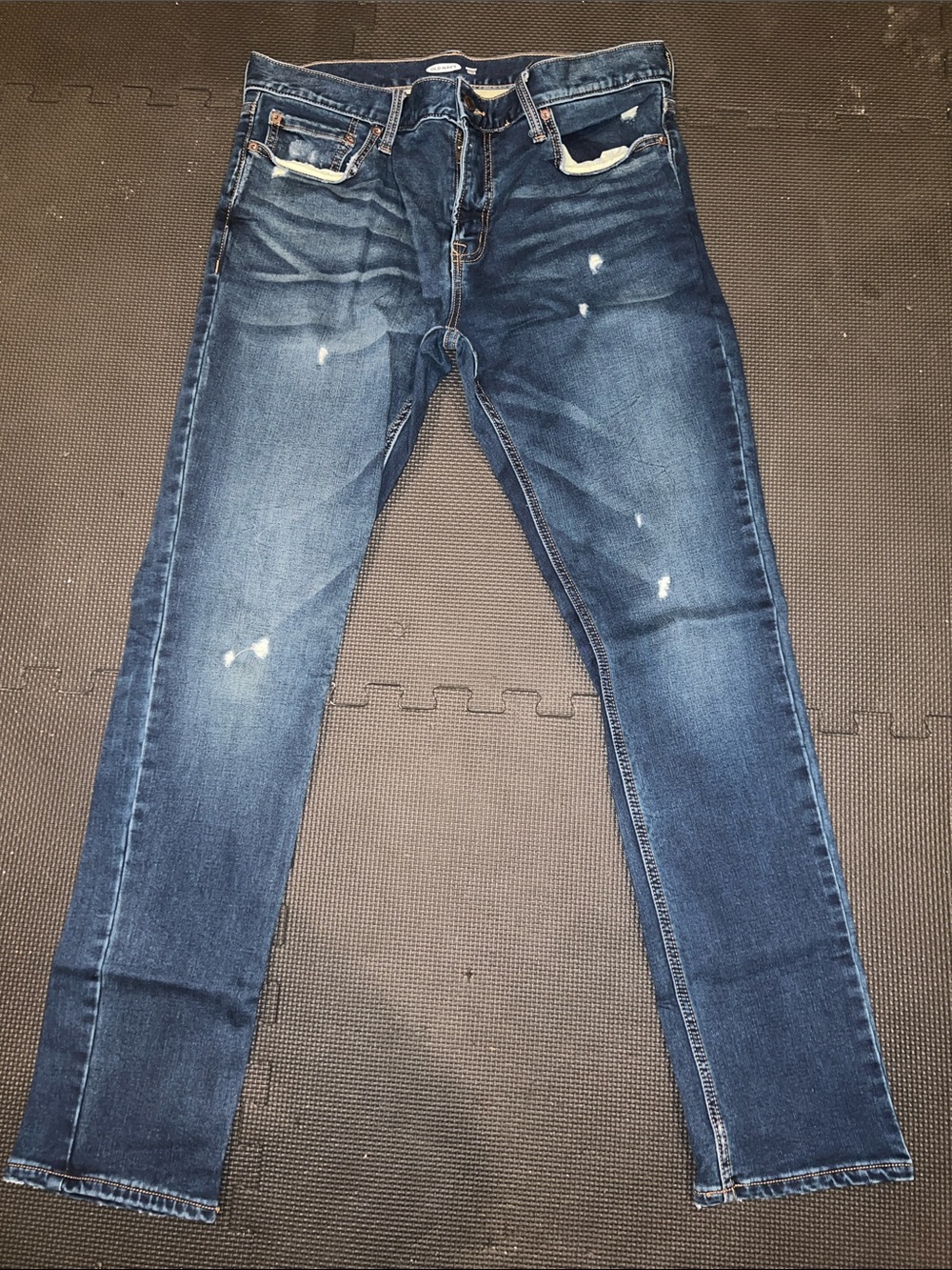 Old Navy Men's Skinny Jeans - Dark Blue Wash